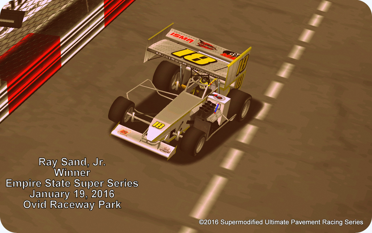 Ray Sand Jr Ovid Raceway Park winner
