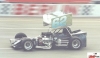 A different paint job graced the Dion Parish supermodified during the Berlin Raceway ISMA show in 2001.
