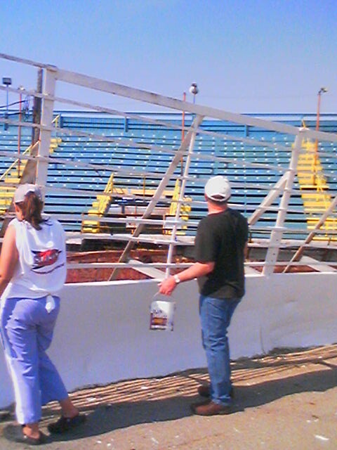 Danette Ray and Jim Pasquin Oswego Speedway