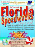 SUPRS 2007 Florida Speedweeks poster