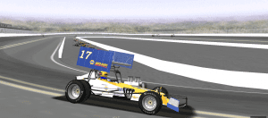 Screenshot of John Held 2020 NASCAR Heat supermodified sim racing paint scheme