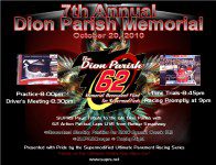 Dion Parish Memorial poster