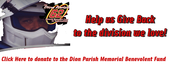 Dion Parish Memorial Benevolent Fund for Supermodifieds graphic