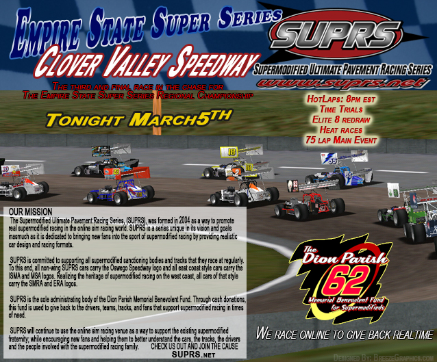 2013 SUPRS Clover Valley poster