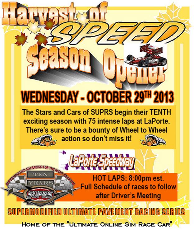 SUPRS Harvest of Speed 75 poster