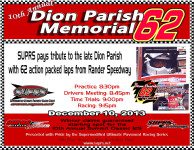 Dion Parish Memorial poster