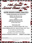 SUPRS Season Summit Classic 125 poster