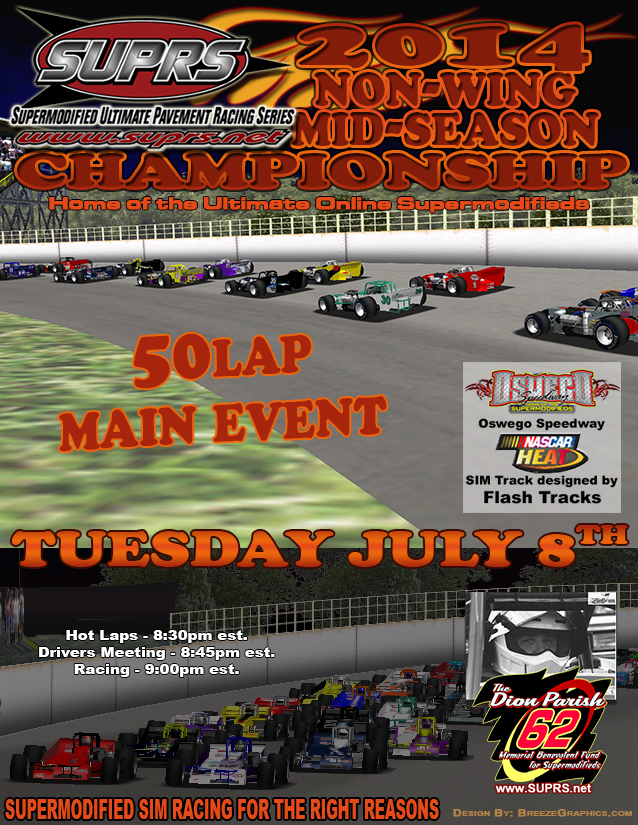 SUPRS Non Wing Supermodified Mid Season Championship poster