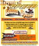 SUPRS Harvest of Speed poster