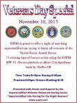 SUPRS Veterans Day 2015 poster