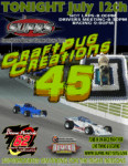 SUPRS Craftpug Creations 45 supermodified sim racing poster