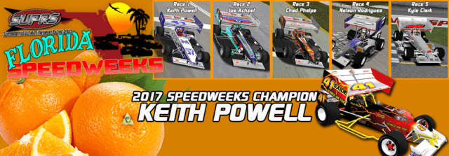 SUPRS Florida Speedweeks 2017 recap graphic