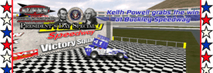 SUPRS President's Day Special Victory Lane art for slider