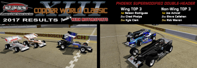 SUPRS Copper World Classic XIII victory lane