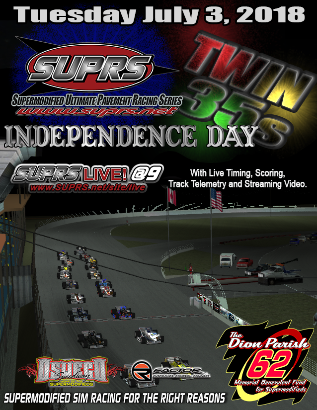 SUPRS 2018 Independence Day Twin 35s poster