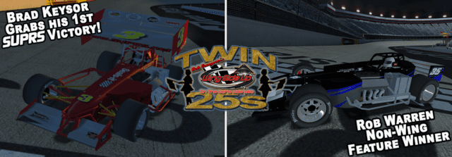 SUPRS Wing Side Up Twin 25s victory lane slide