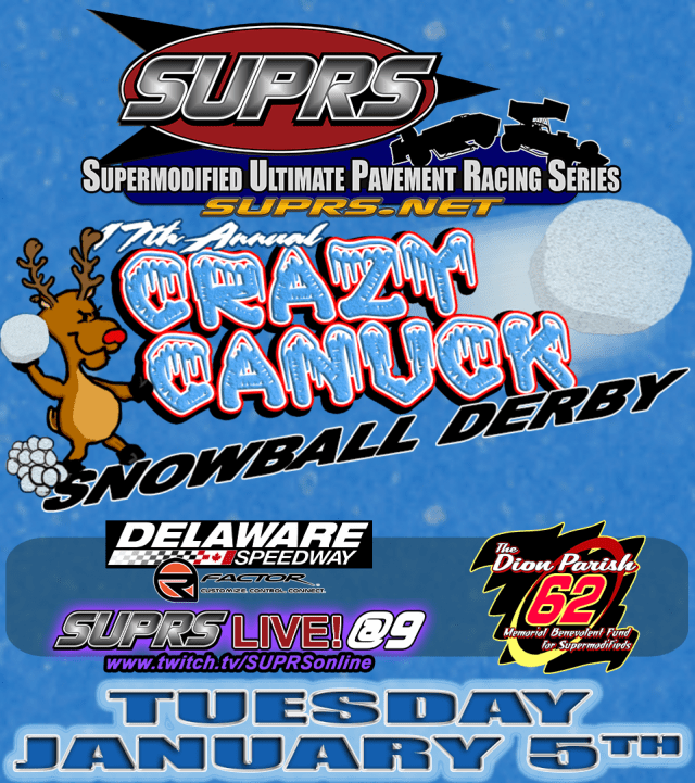 SUPRS 2021 Crazy Canuck Snowball Derby poster
