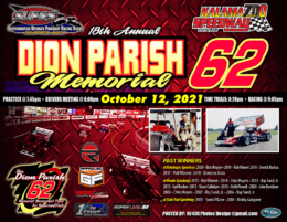 SUPRS 2021 Dion Parish Memorial poster