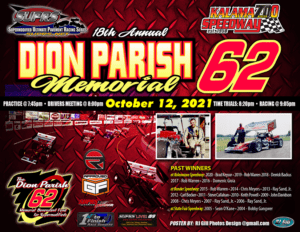 SUPRS 2021 Dion Parish Memorial Poster.