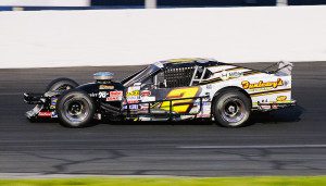 Doug Coby NASCAR Whelen Modified that will be in Oswego Speedway display