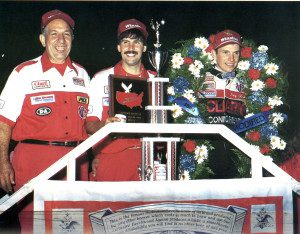 Tony Hirschman Bud Mod 200 win at Oswego Speedway 1989