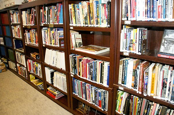 Photo of the Freeman Library at the North East Motor Sports Museum in Louden, NH