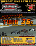 SUPRS 2016 Non-wing supermodified sim racing mid-season championship poster