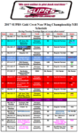 SUPRS 2017 Gold Crest Non-Wing Championship XIII schedule screenshot