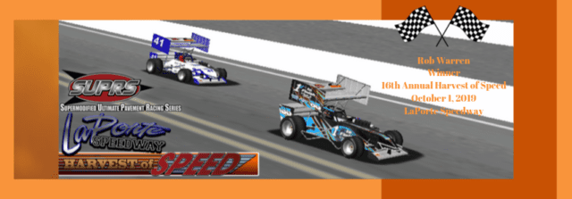 SUPRS 16th Annual Harvest of Speed Victory Lane Art