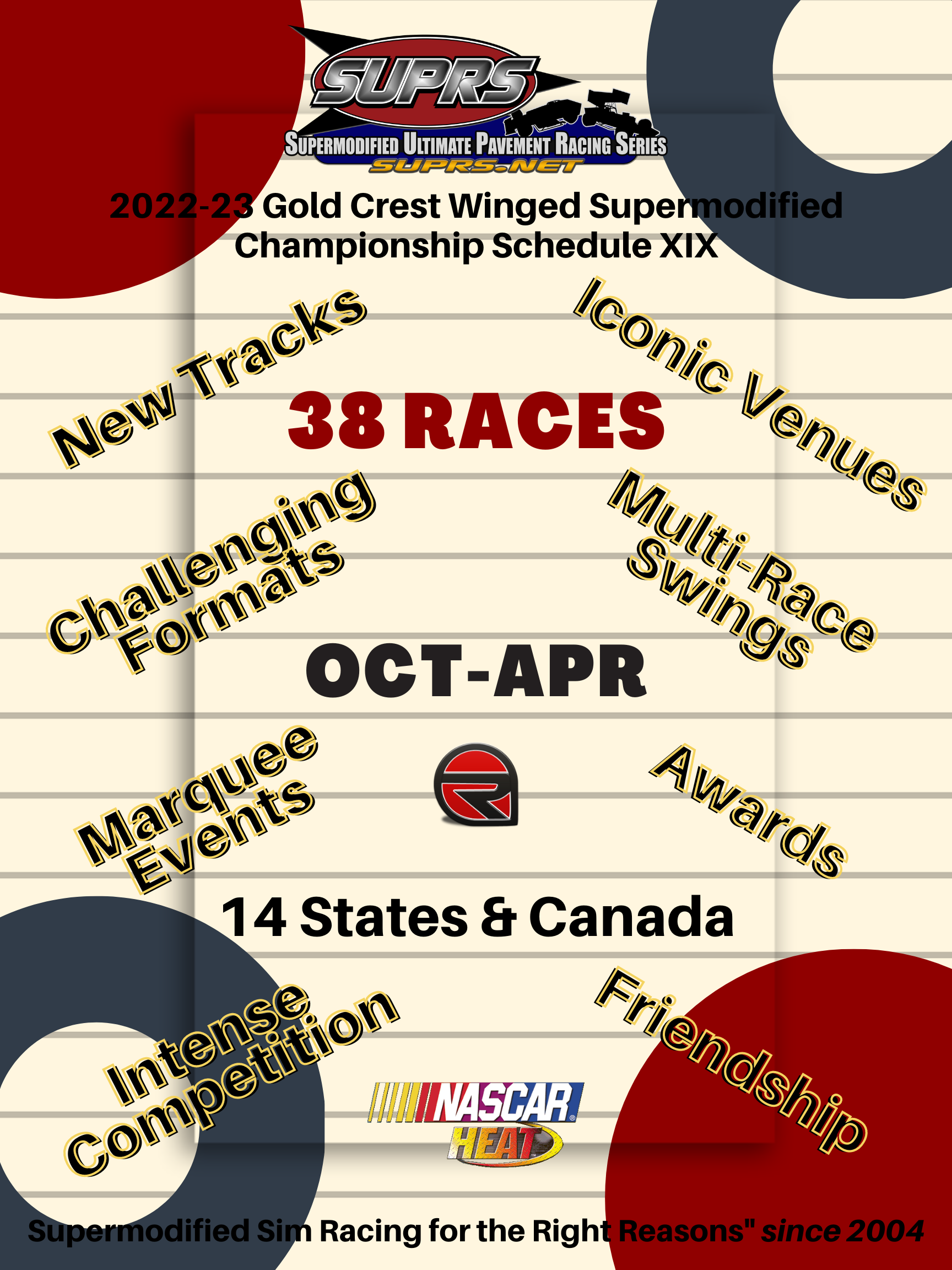 SUPRS Announces 38-Race Schedule for 2022-23 Season - SUPRS