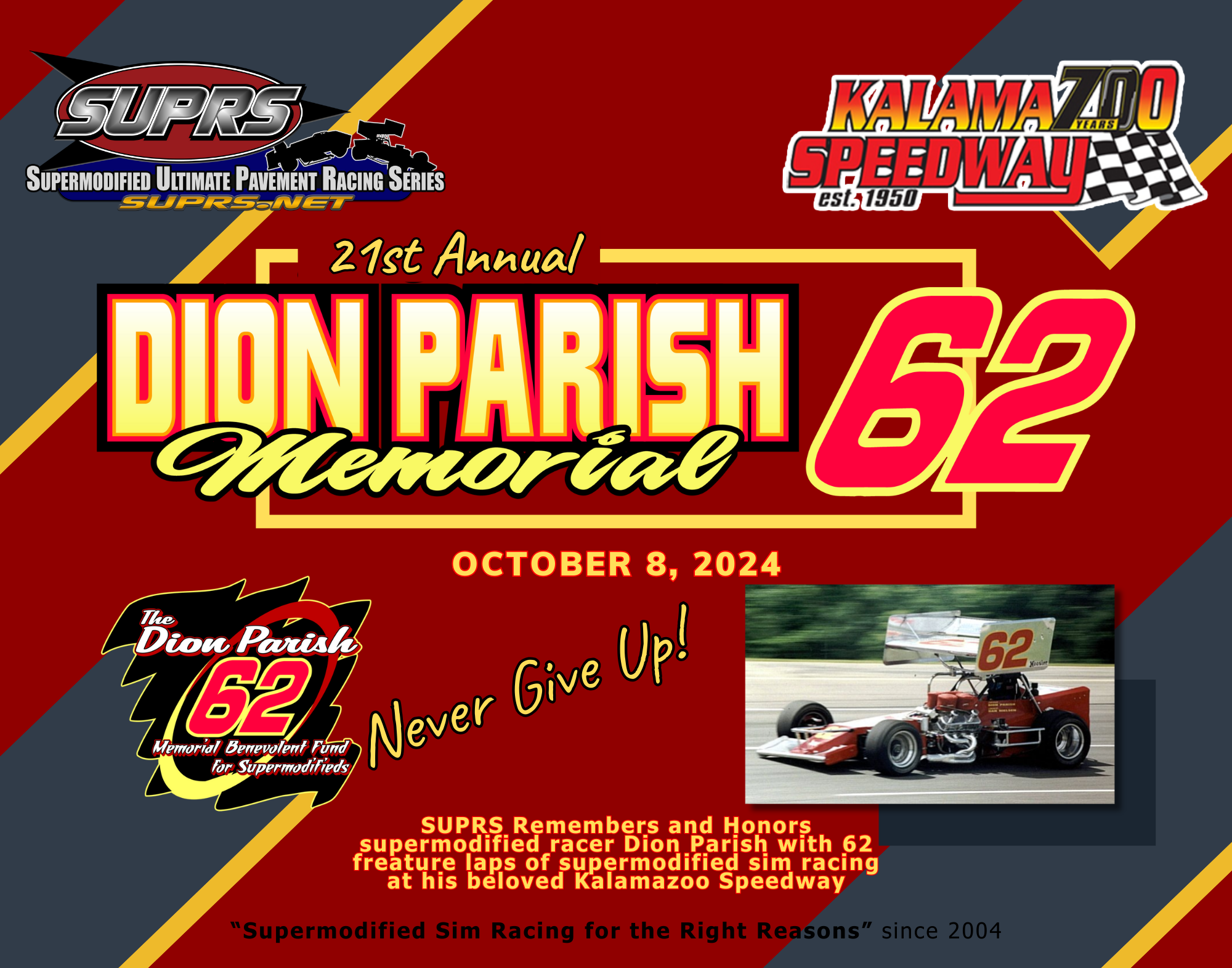 2024 Dion Parish Memorial poster by Borderline Enterprises