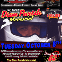 SUPRS Dion Parish Memorial 2019 poster