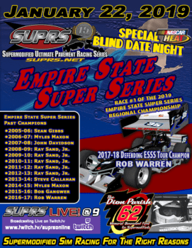 SUPRS Empire State Super Series Blind Date Night 2019 Poster