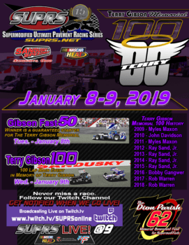 SUPRS 2019 Terry Gibson Memorial poster