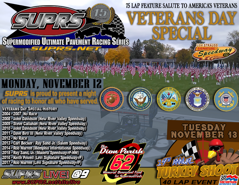 SUPRS 2018 Veterans Day Poster