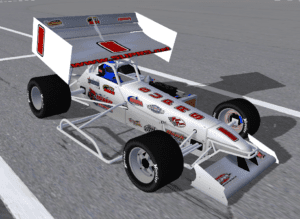 SUPRS 2016-17 wing supermodified sim racing schedule will use cars like this