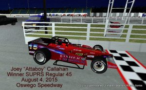 joey callahan picked up the SUPRS win August 4 2015