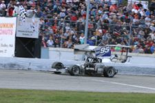 Dave Shullick Jr wins ISMA supermodified feature at Thompson International Speedway in 2018