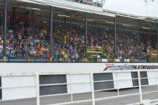 Oswego Speedway fans in grandstand