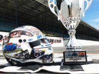 Shell Shock Designs custom helmet for Oswego Speedway Mr Supermodified