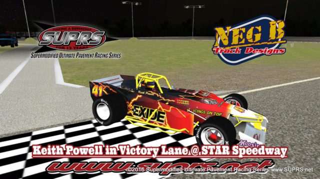 Keith Powell SUPRS Neg B Nifty 50 winner at Star Speedway