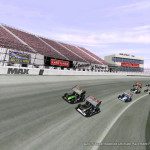 Rob Warren passing Dom Gioia at Dover for win