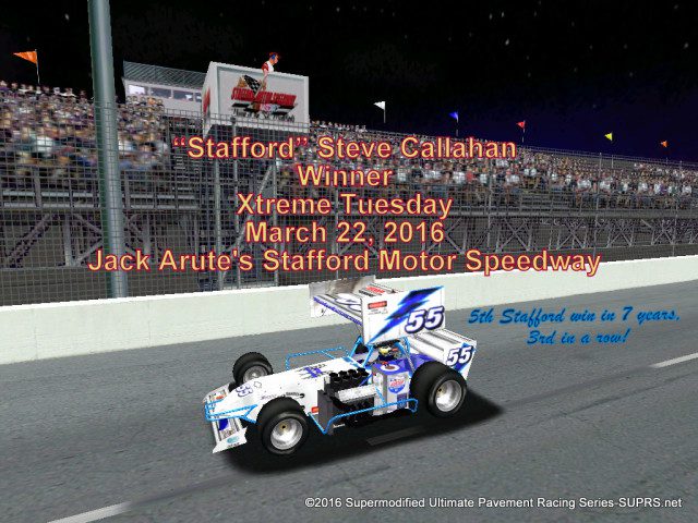 Steve Callahan crosses finish line to claim SUPRS Xtreme Tuesday win