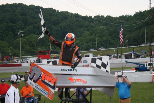 Trent Stephens Midwest Supermodified Series first winner at Midvale Speedway